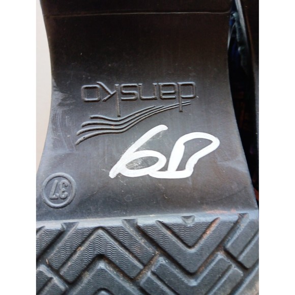 Dansko Patent Leather Nurse Professional Color Weave Clog Shoe  EU 37 US 6.5 - Picture 5 of 14